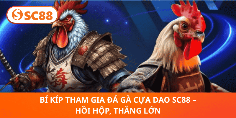 Bí Kíp Tham Gia Đá Gà Cựa Dao SC88 – Hồi Hộp, Thắng Lớn