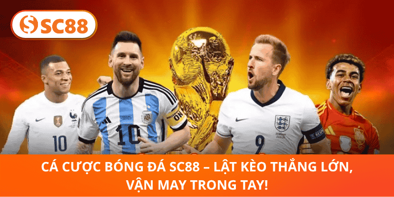 Cá Cược Bóng Đá SC88 – Lật Kèo Chuẩn, Rinh Tiền Cực Nhanh!