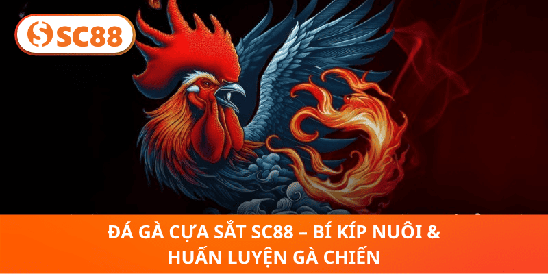 Đá Gà Cựa Sắt SC88 – Bí Kíp Nuôi & Huấn Luyện Gà Chiến